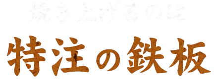 特注の鉄板