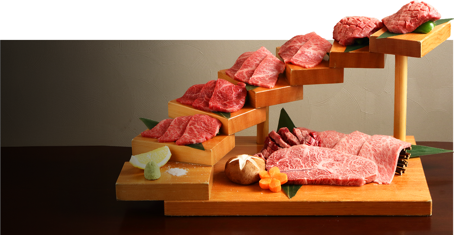 階段盛り