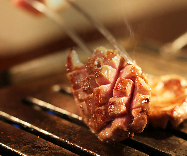 焼きシーン